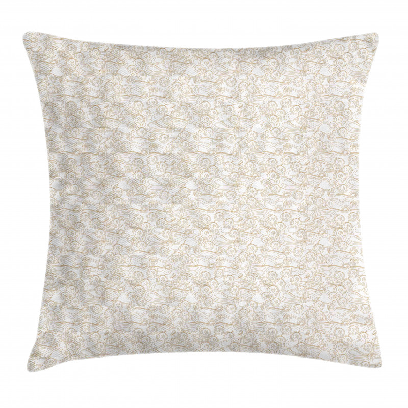 Geometrical Swirling Lines Pillow Cover