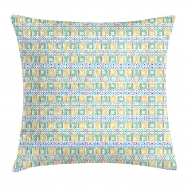 Geometrical Native Ornaments Pillow Cover