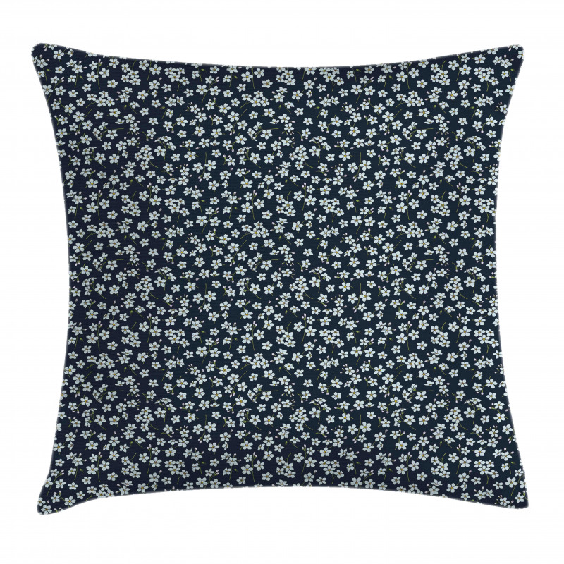 Forget-Me-Not Flower Style Pillow Cover