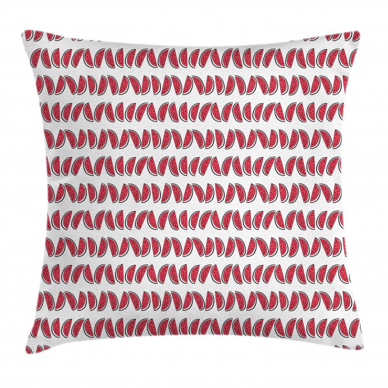 Tasty Juicy Fruit Theme Pillow Cover