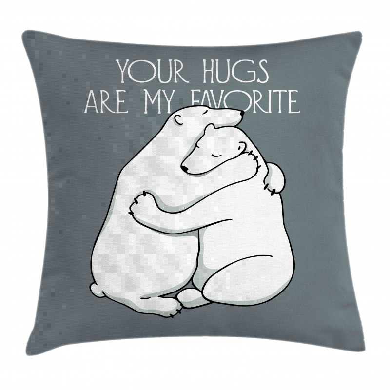 Your Hugs Lettering Valentines Pillow Cover