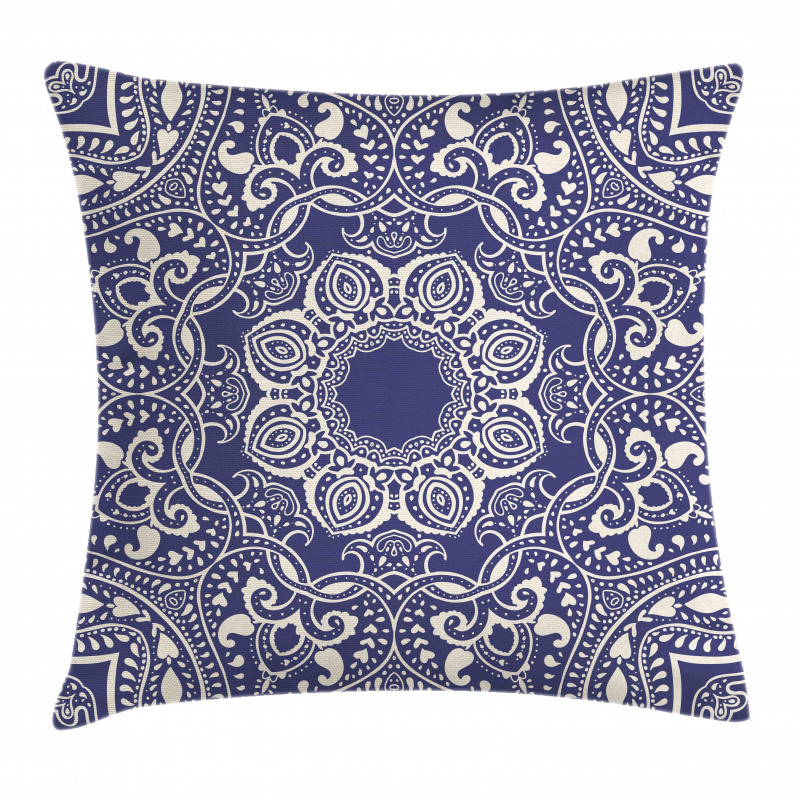 Curly Leaves Pillow Cover