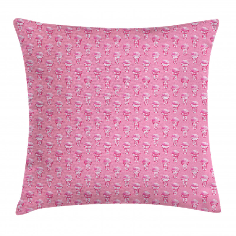 Scoops on Eat Me Cone Pillow Cover