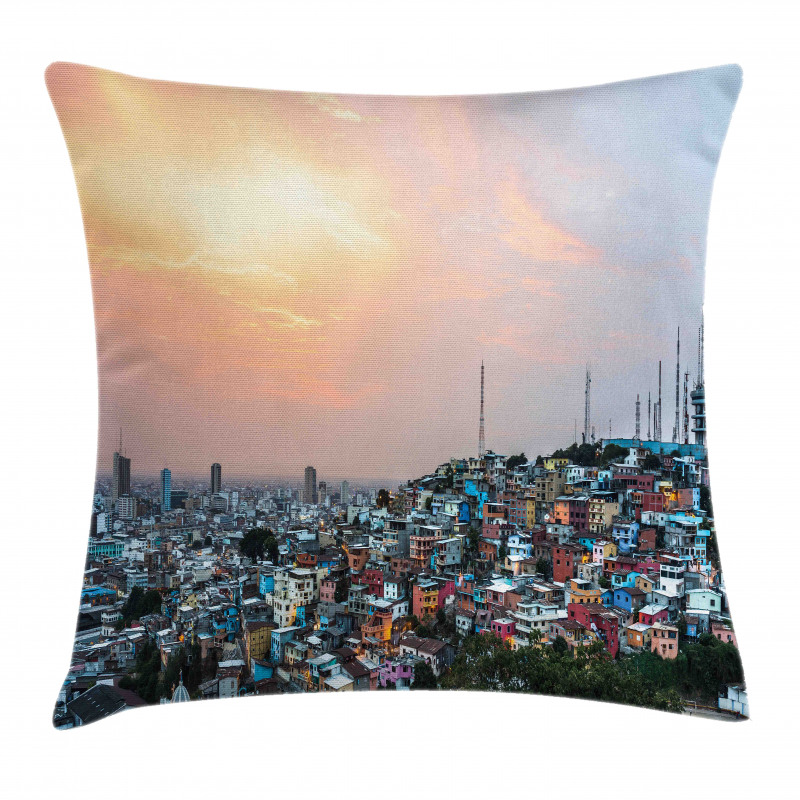 Guayaquil City at Sunset Pillow Cover