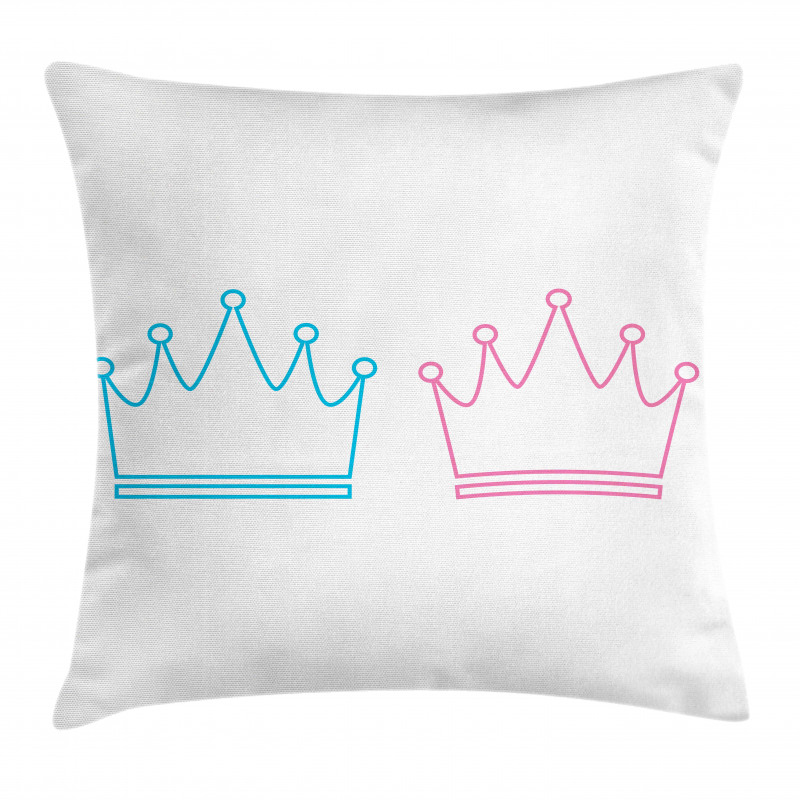 Simple Crown Pillow Cover