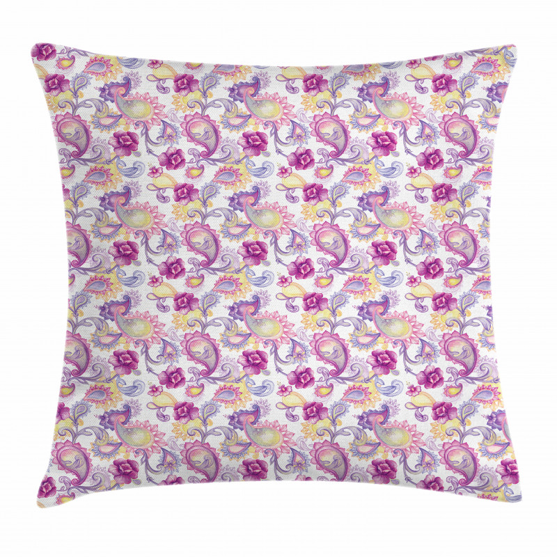 Watercolor Peonies Art Pillow Cover