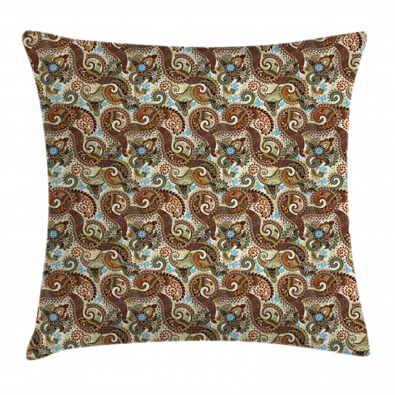Blooms Ethnic Pillow Cover