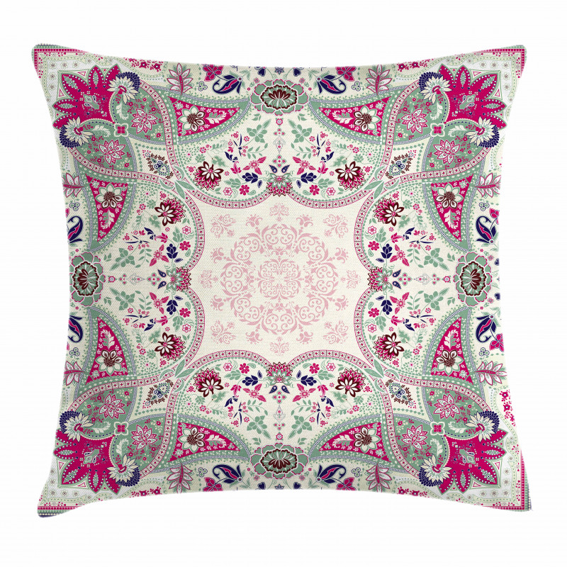 Ornamental Square Pillow Cover