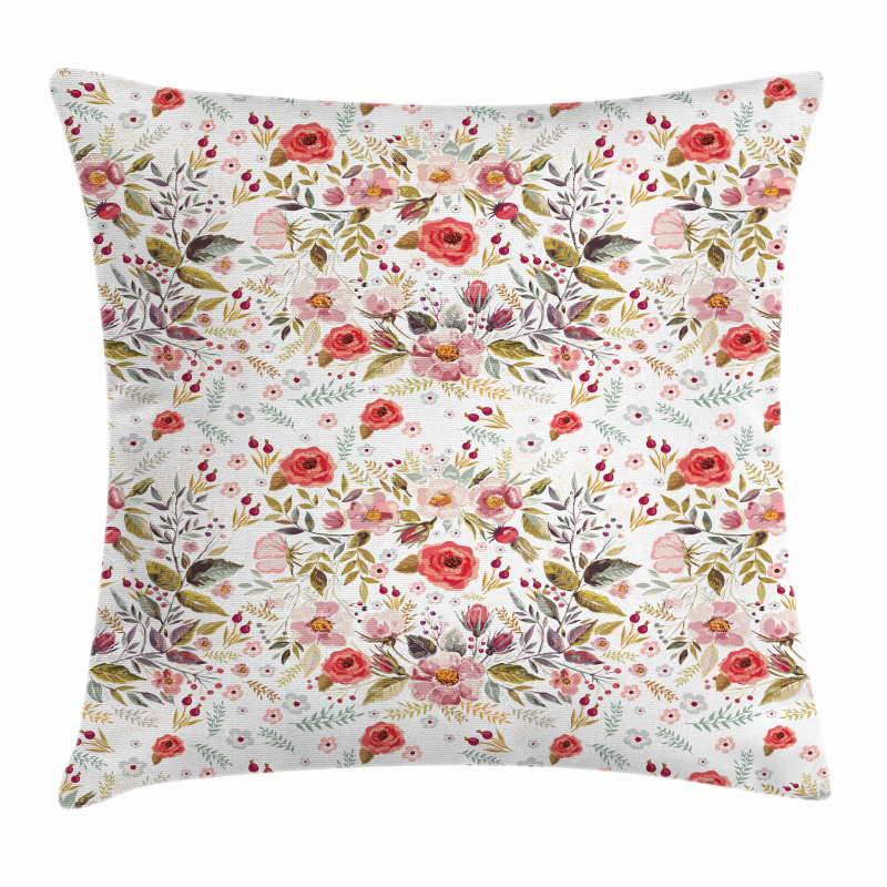 Romantic Feminine Spring Pillow Cover