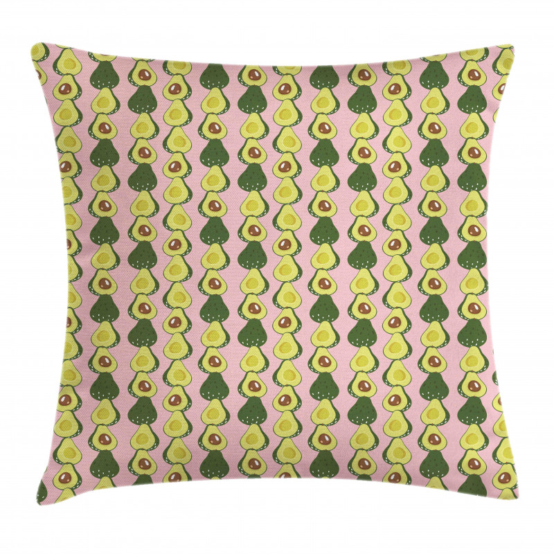 Halved Tropic Fruit Pattern Pillow Cover