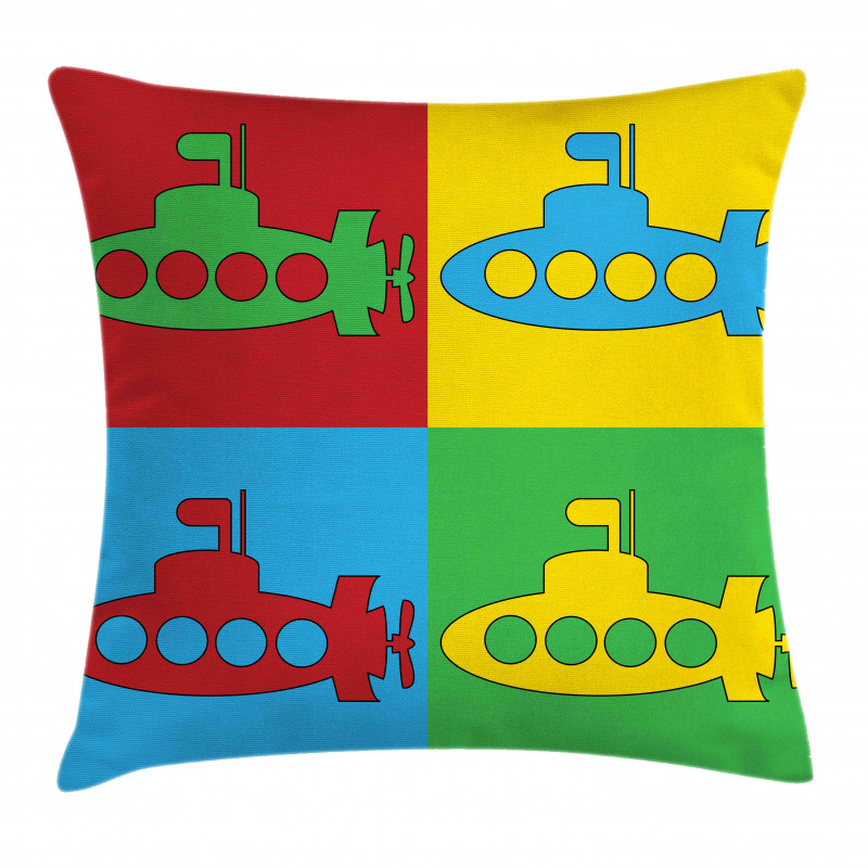 Nursery Pictogram Squares Pillow Cover