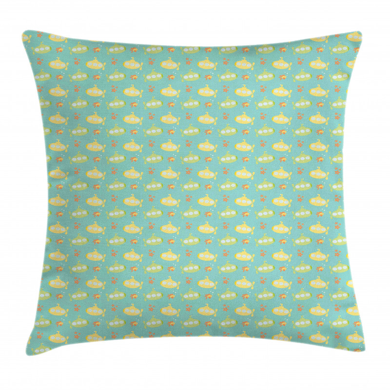 Fish Starfish Undersea Pillow Cover