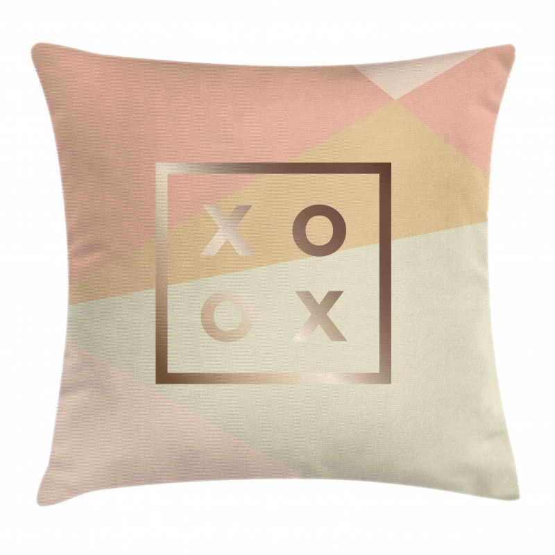 Minimalist Love Design Frame Pillow Cover