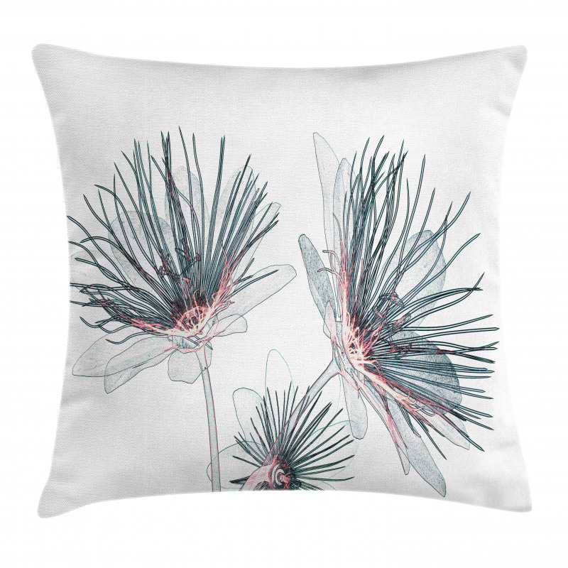 Xtray Effect Passion Flower Pillow Cover