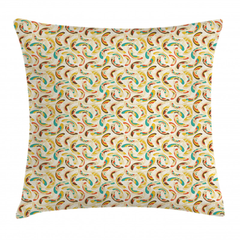 Swirls Ellipses Filigree Pillow Cover