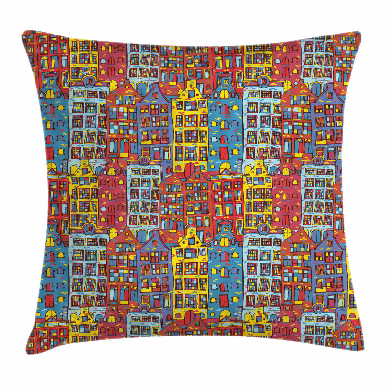 Sketch Amsterdam Pillow Cover