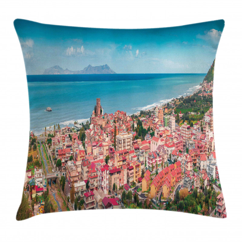 Brolo Town Aerial View Pillow Cover