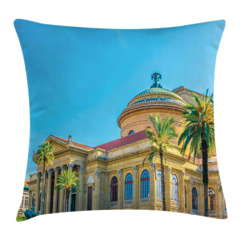 Teatro Massimo in Palermo Pillow Cover