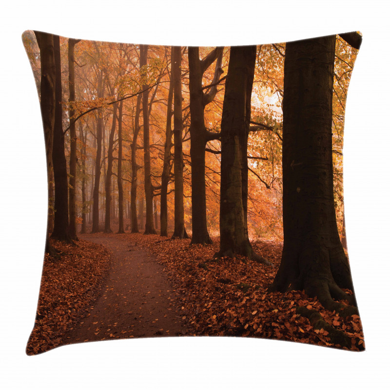 Fall Hiking Enchanted Pillow Cover