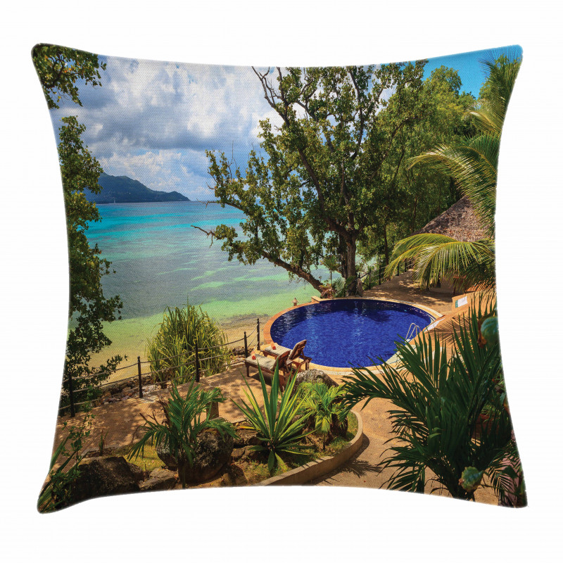 Exotic Beach Summer Pillow Cover