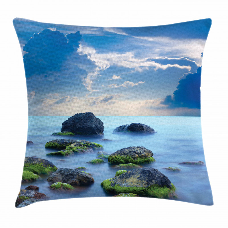 Mystical Seaside Stones Pillow Cover