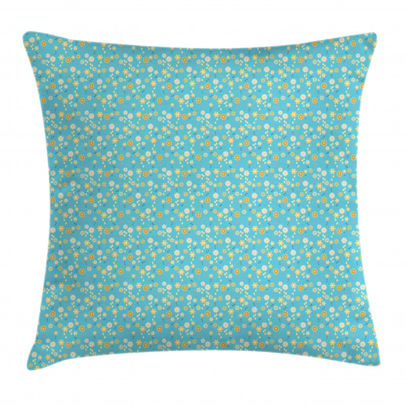 Flowers on Stems Pillow Cover