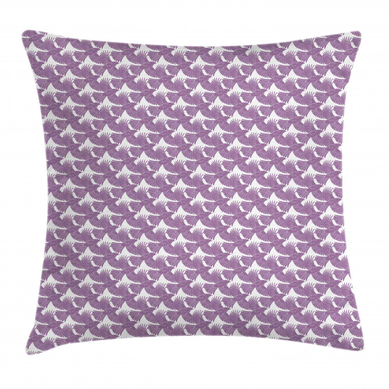 Flying Crow Bird Pillow Cover