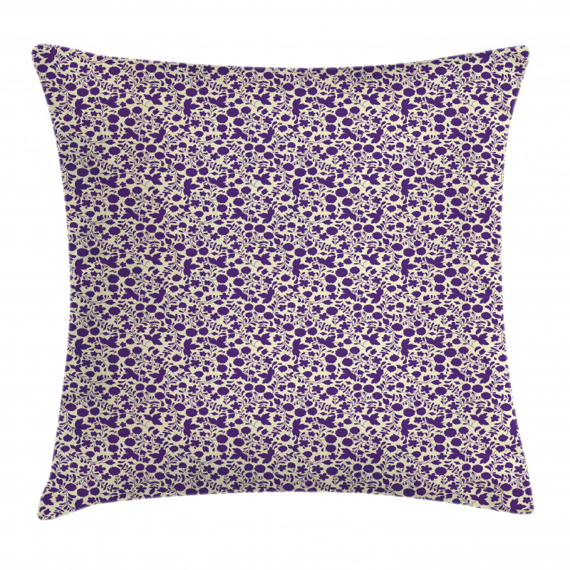 Raspberries Flowers Drops Pillow Cover