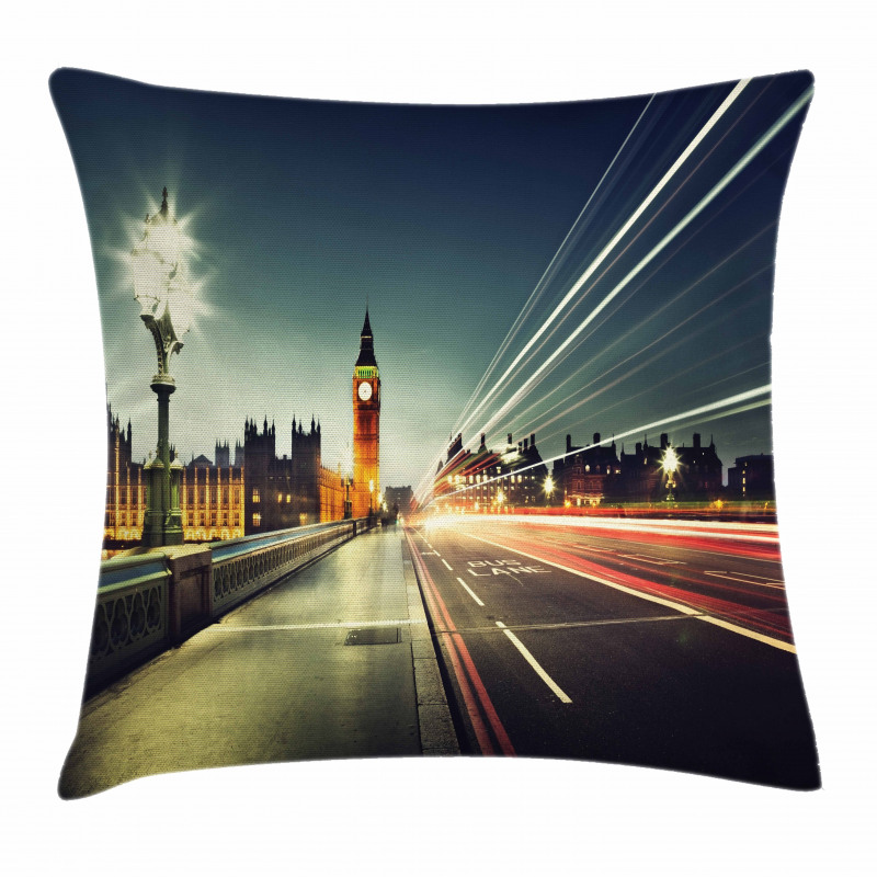 Big Ben Urban Cityscape Pillow Cover