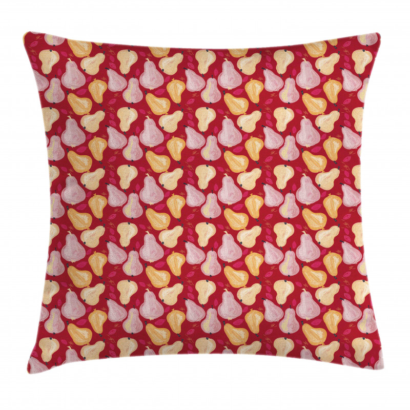 Abstract Watercolor Pears Pillow Cover