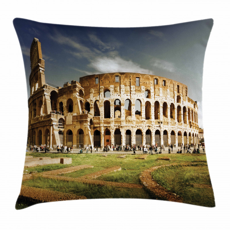 Monument Ruins Pillow Cover