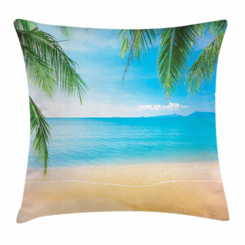Exotic Lagoon Sand Ocean Pillow Cover