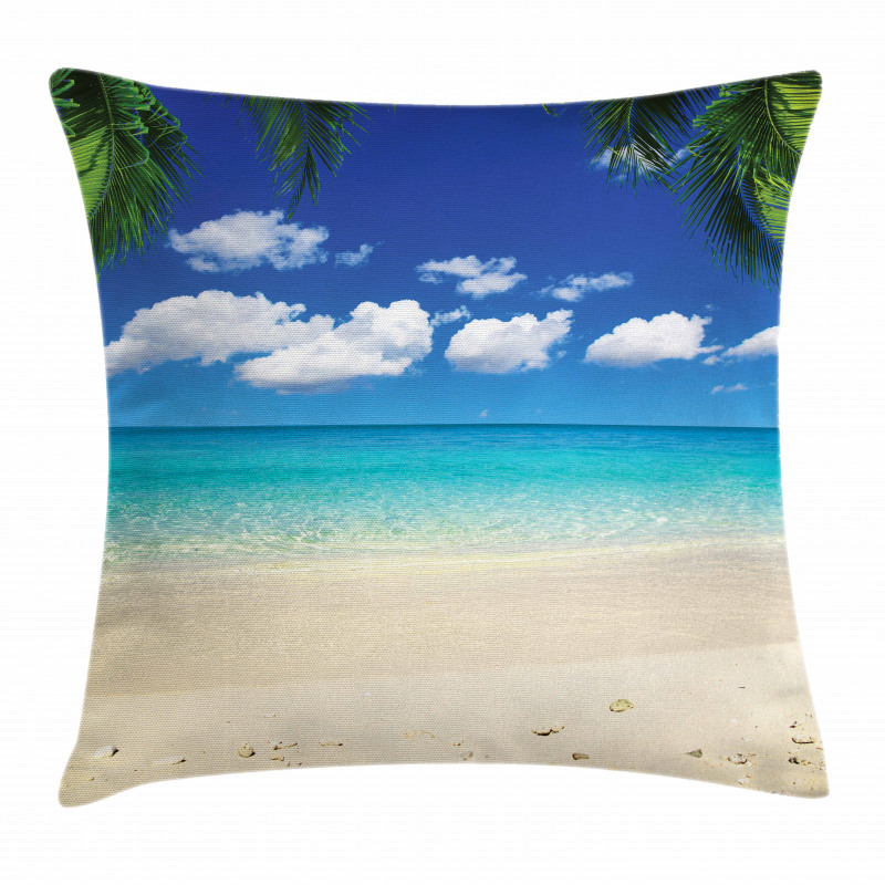 Tropic Vacation Scenic Pillow Cover