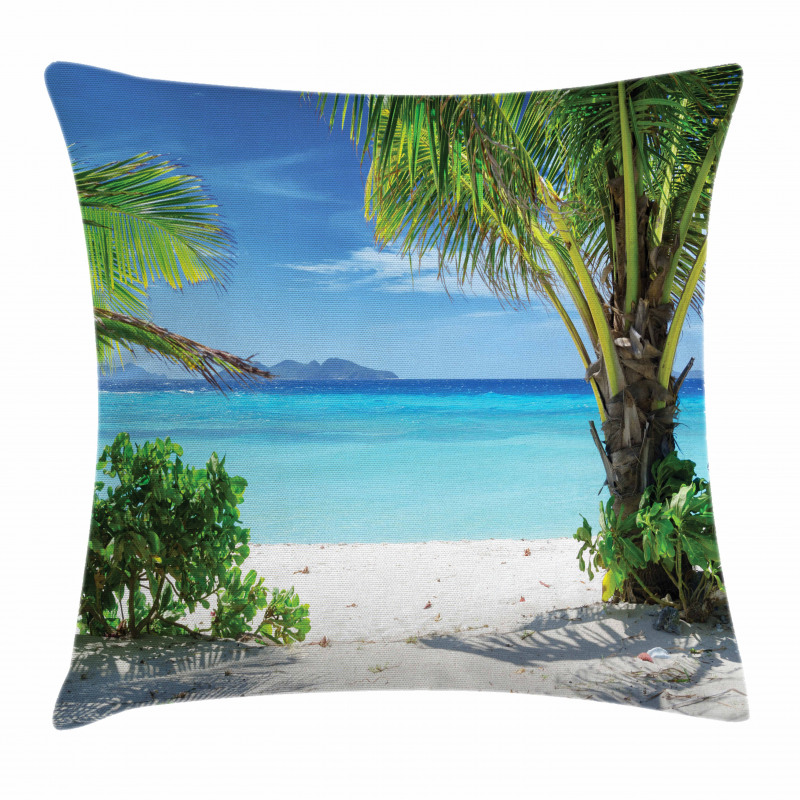 Idyllic Oceanic Resort Pillow Cover