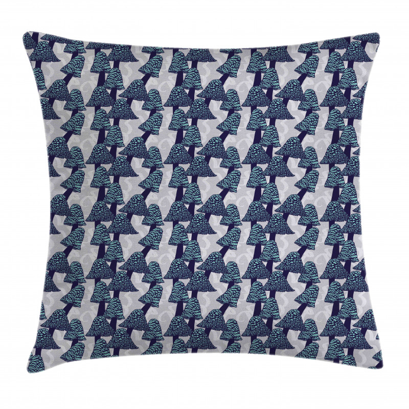 Abstract Design Fungi Art Pillow Cover