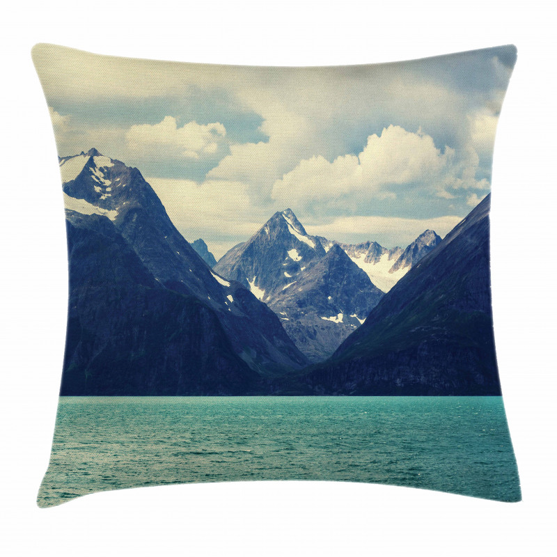 Northern Norway Harbor Pillow Cover