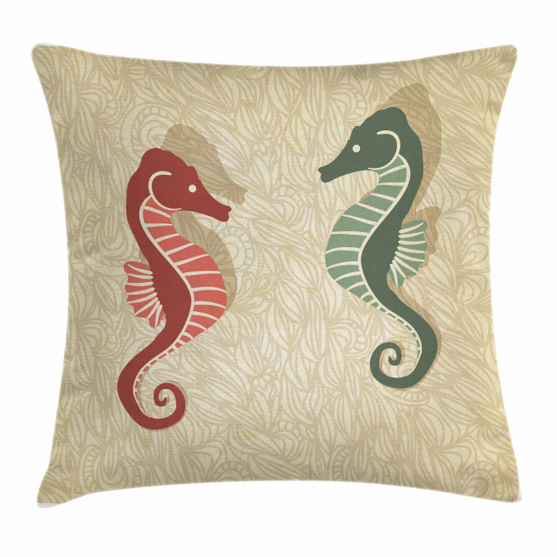 Colorful Beach Pillow Cover