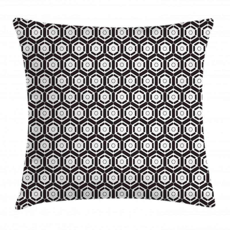 Modern Futuristic Motif Pillow Cover