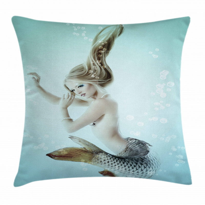 Mythologic Mermaid Pillow Cover