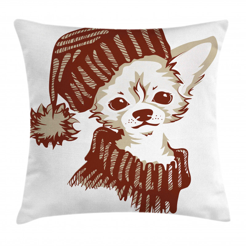 Puppy Hat and Pullover Pillow Cover