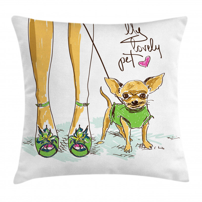 My Pet Lettering Pillow Cover