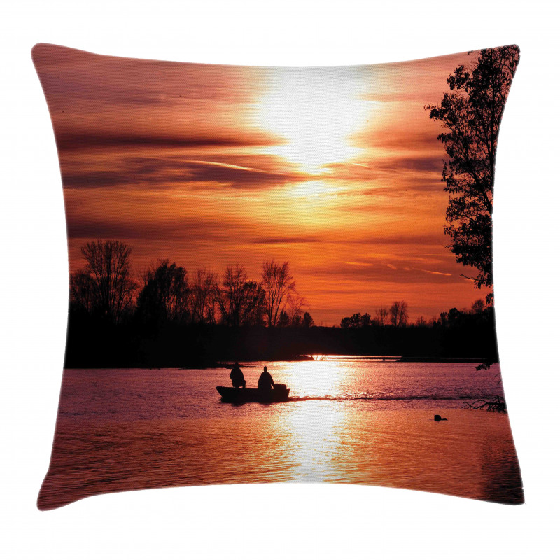 Dramatic Sunset at Waller Pillow Cover