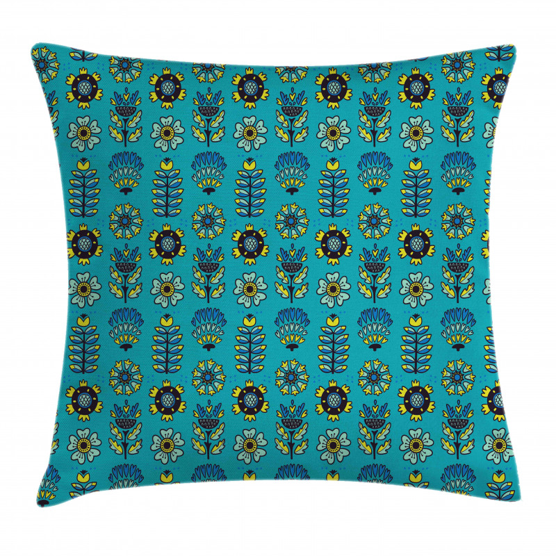 Botanical Element Pillow Cover