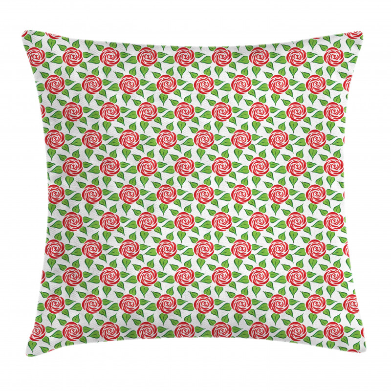 Circular Floral Simplicity Pillow Cover