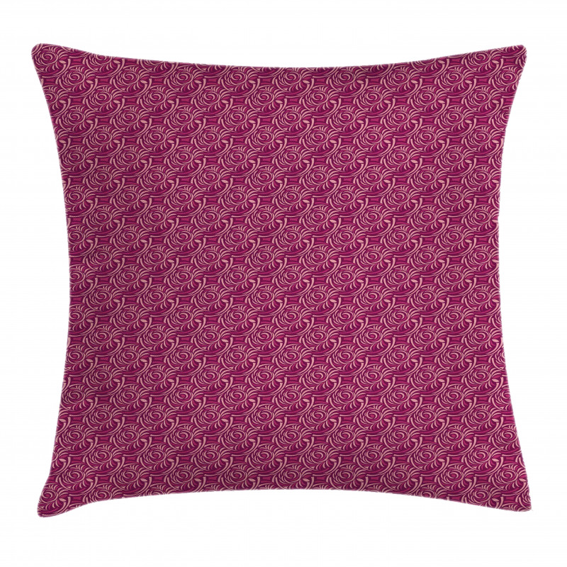 Abstract Feminine Flowers Pillow Cover