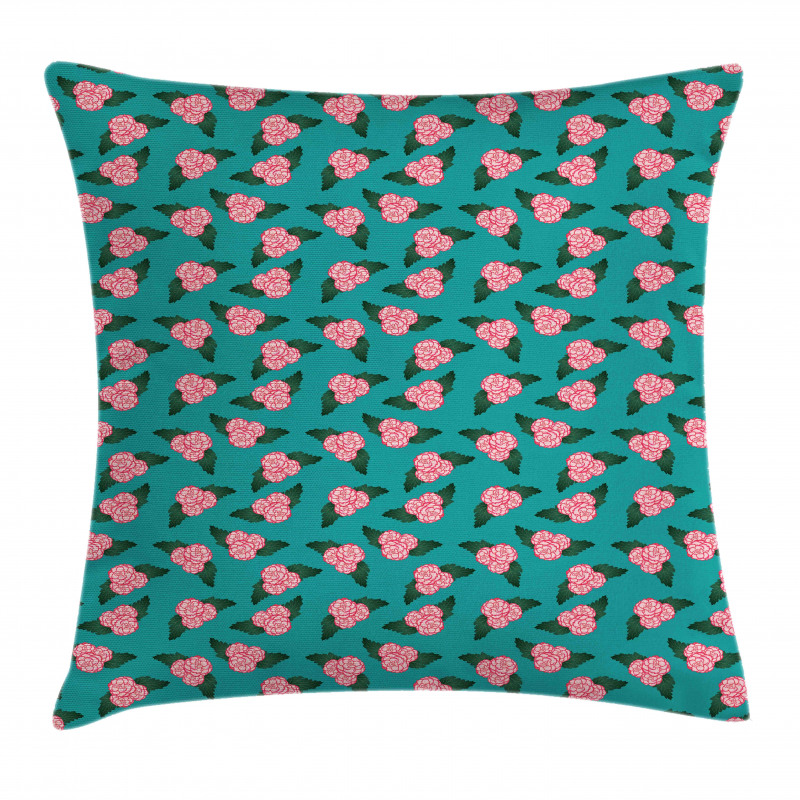 Begonia Flower Love Pillow Cover