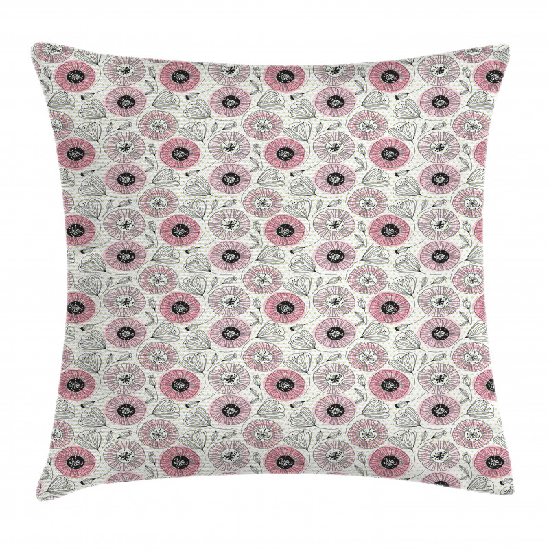 Garden Art Doodle Pillow Cover