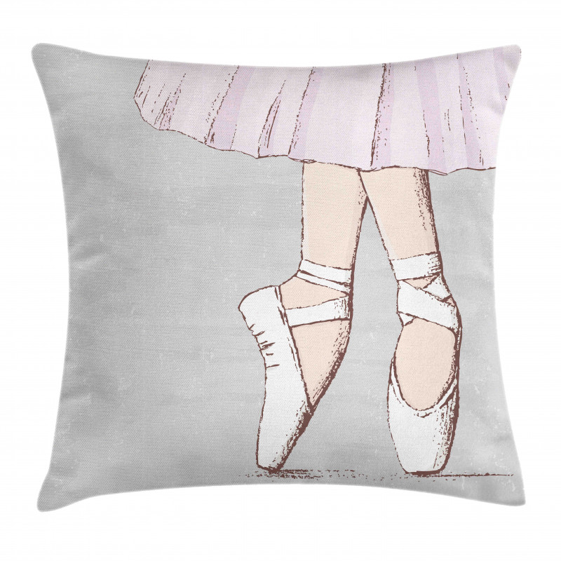 Legs Standing in Balance Pillow Cover