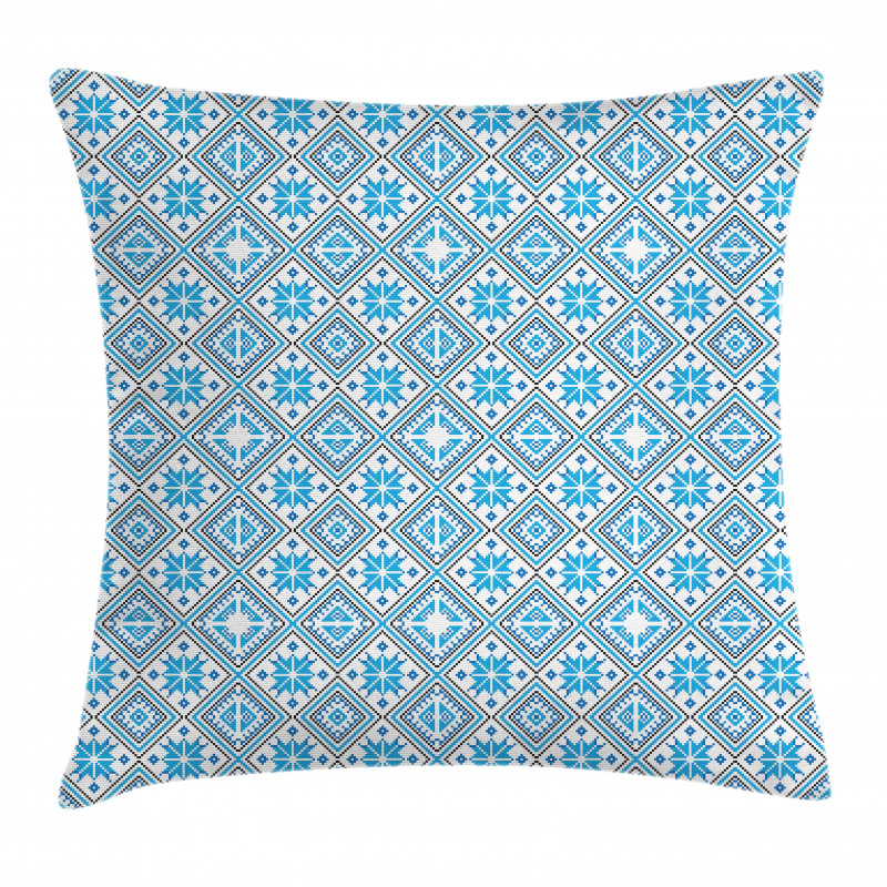 Belorussian Geometric Art Pillow Cover