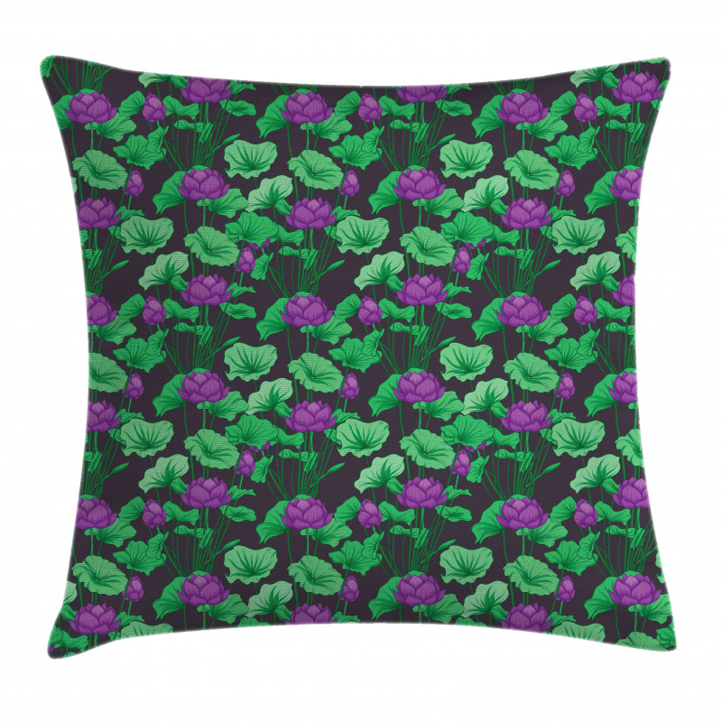 East Floral Elements Pillow Cover